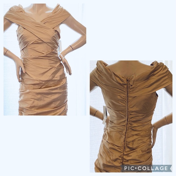 Adrianna Papell Rouched taffeta gown - Picture 11 of 13